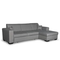 Canapé convertible d'angle droit 4 places en tissu - CA00003