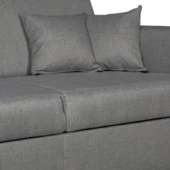 Canapé convertible d'angle droit 4 places en tissu - CA00003