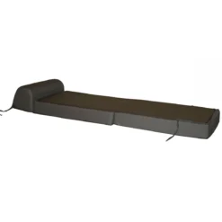 Chauffeuse convertible 1 place en mousse coloris unis - Terre de Nuit