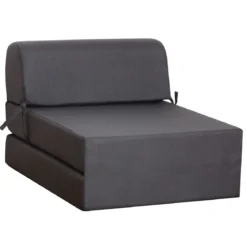 Chauffeuse convertible 1 place en mousse coloris unis - Terre de Nuit
