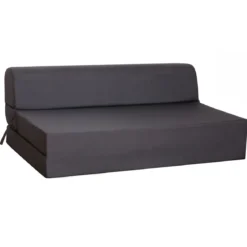 Chauffeuse convertible 2 places en mousse coloris unis - Terre de Nuit