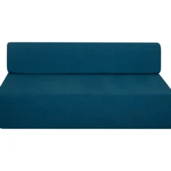 Chauffeuse convertible 2 places en mousse coloris unis - Terre de Nuit