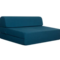 Chauffeuse convertible 2 places en mousse coloris unis - Terre de Nuit