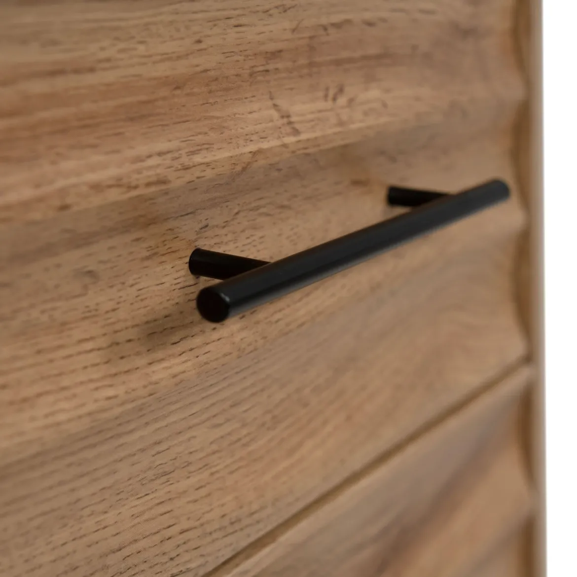 Chevet bois et métal avec tiroirs design