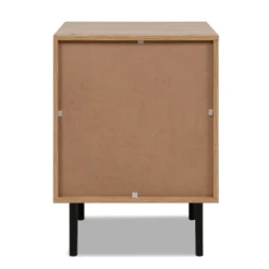 Chevet bois et métal avec tiroirs design