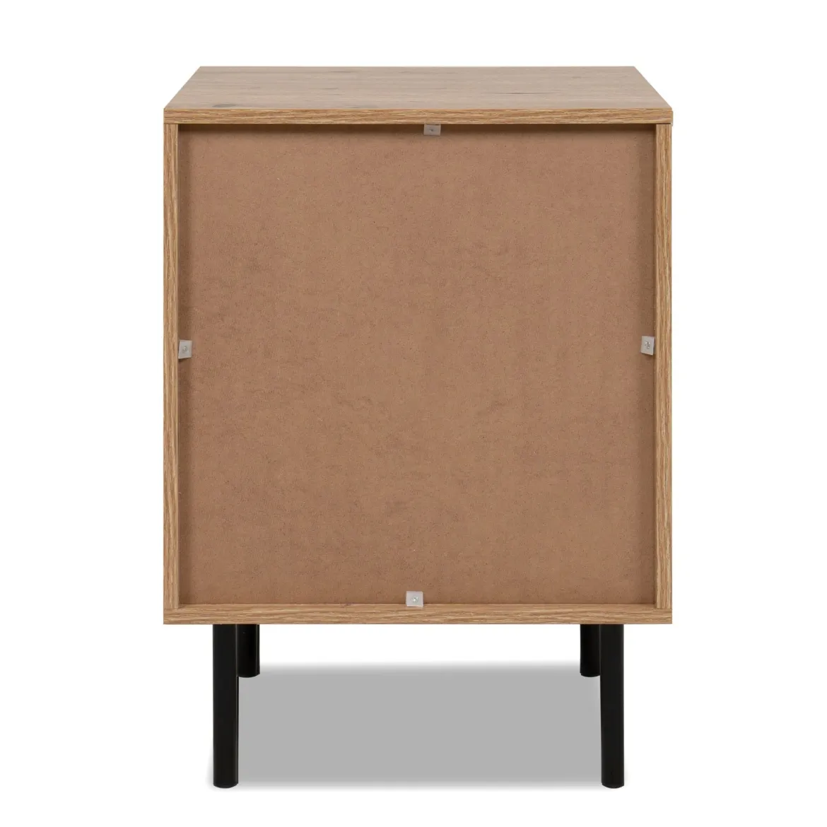 Chevet bois et métal avec tiroirs design
