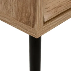 Chevet bois et métal avec tiroirs design