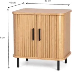 Chevet bois à portes scandinave Linje