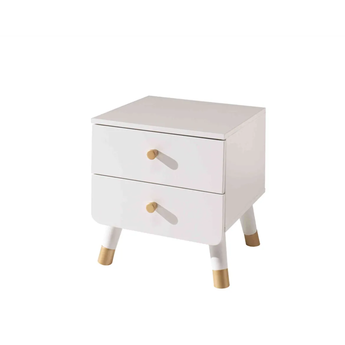 Chevet enfant 2 tiroirs en bois massif - CH2031