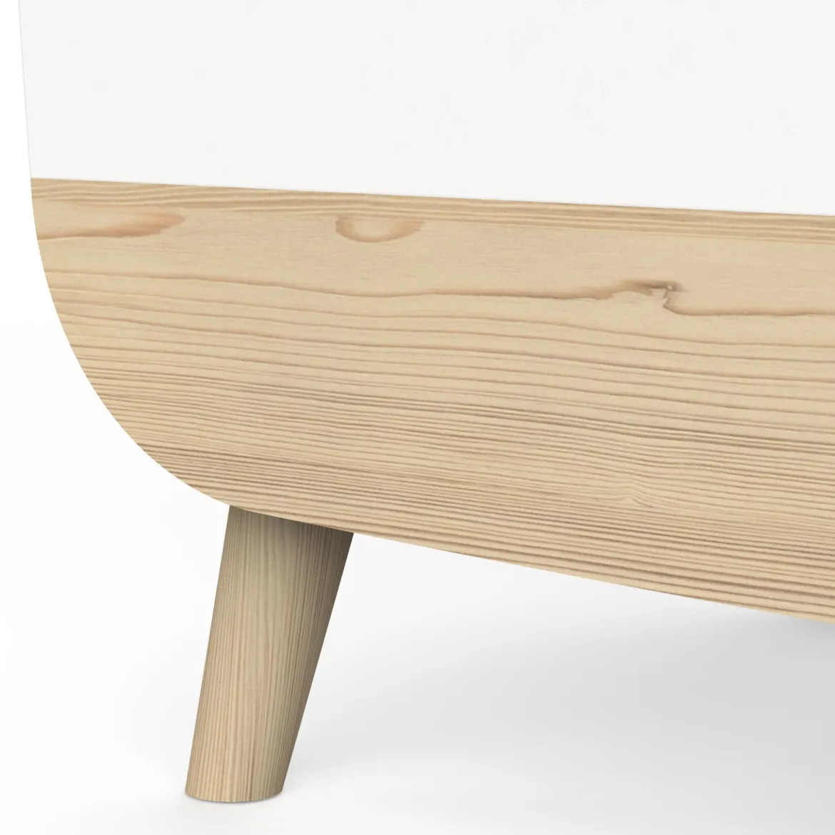 Coffre à jouets en bois bicolore LOUISON - CO2013