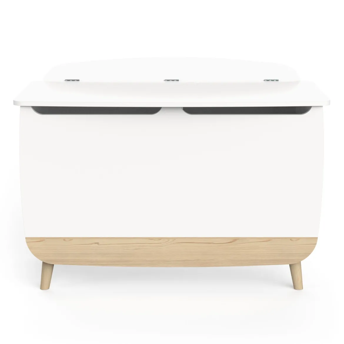 Coffre à jouets en bois bicolore LOUISON - CO2013