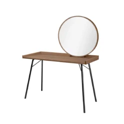 Coiffeuse avec miroir en bois - CF0061