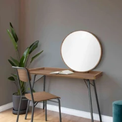 Coiffeuse avec miroir en bois - CF0061