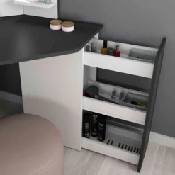 Coiffeuse enfant avec miroirs en bois - CF9023