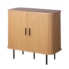 Commode bois à portes scandinave Linje