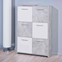 Commode 6 portes en bois - CO12053-2