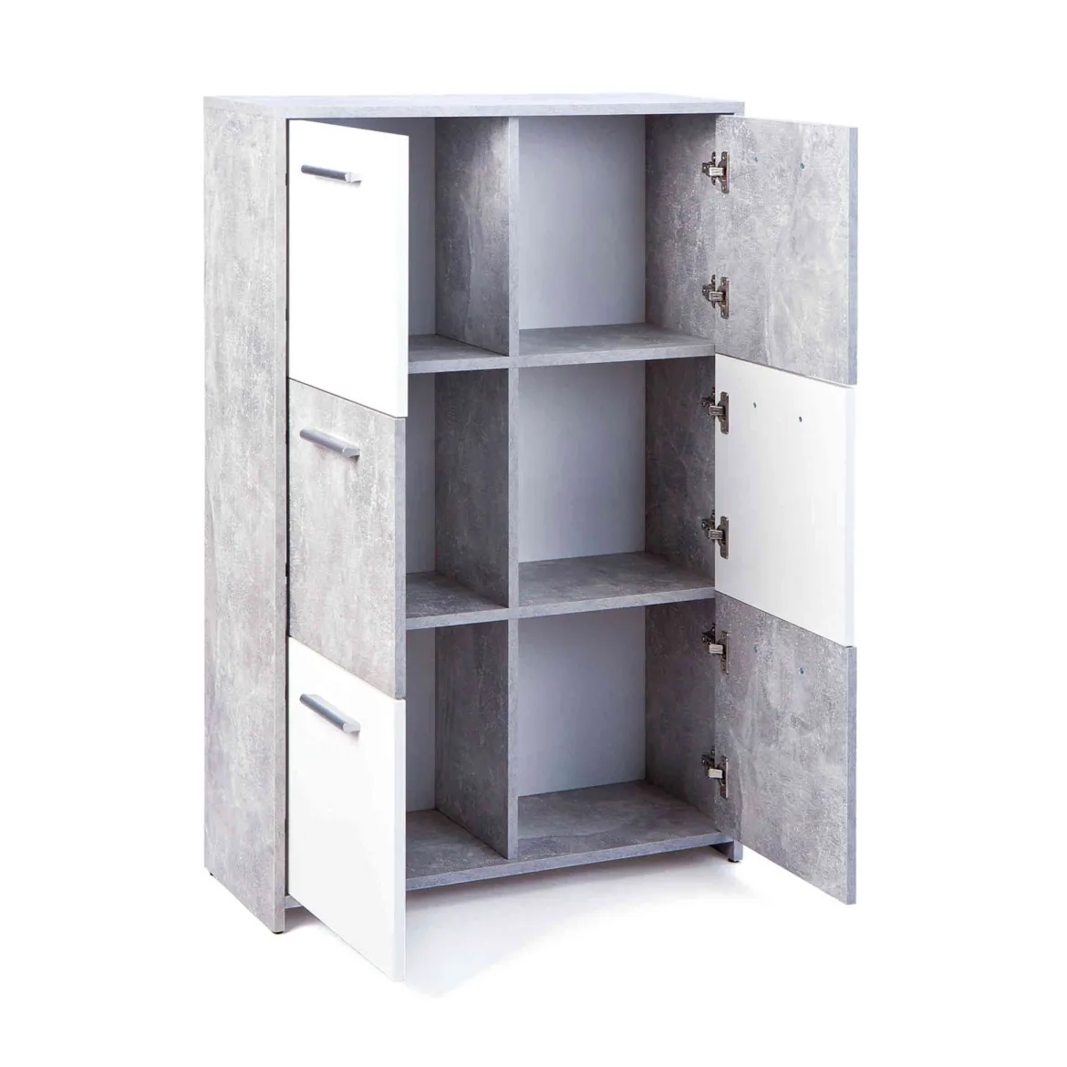 Commode 6 portes en bois - CO12053-2