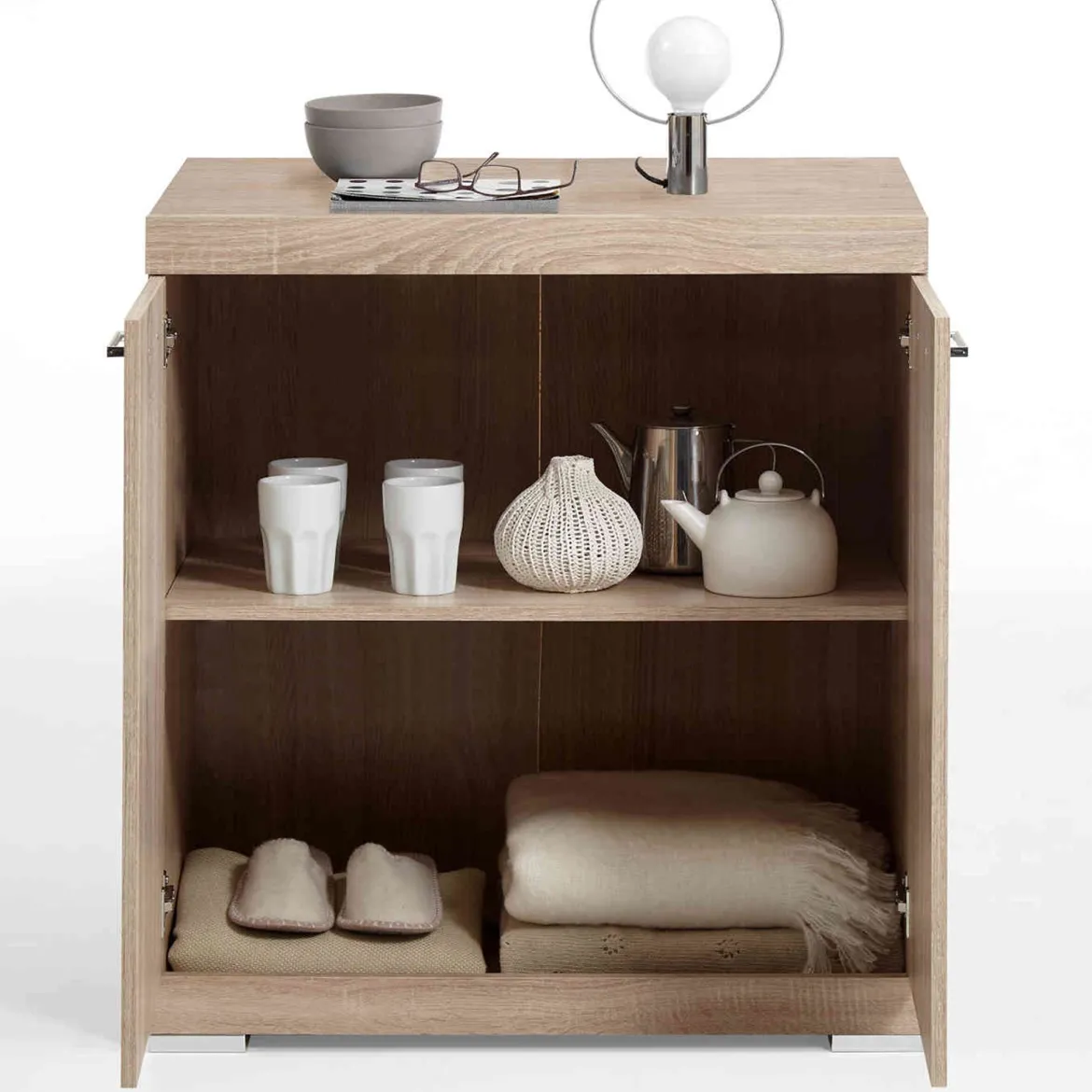 Commode 2 portes en bois - CO13002