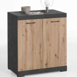 Commode 2 portes en bois - CO13002