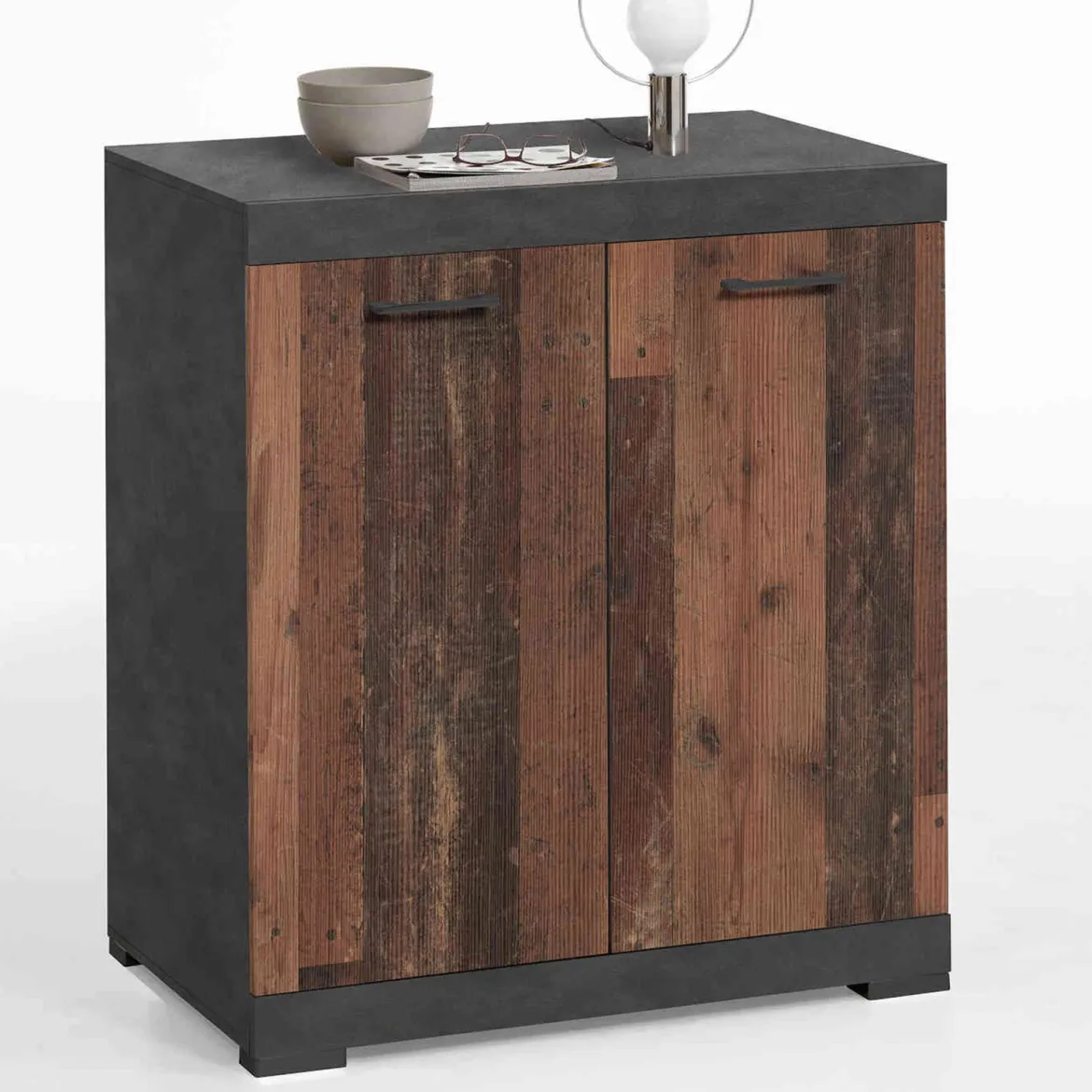 Commode 2 portes en bois - CO13002