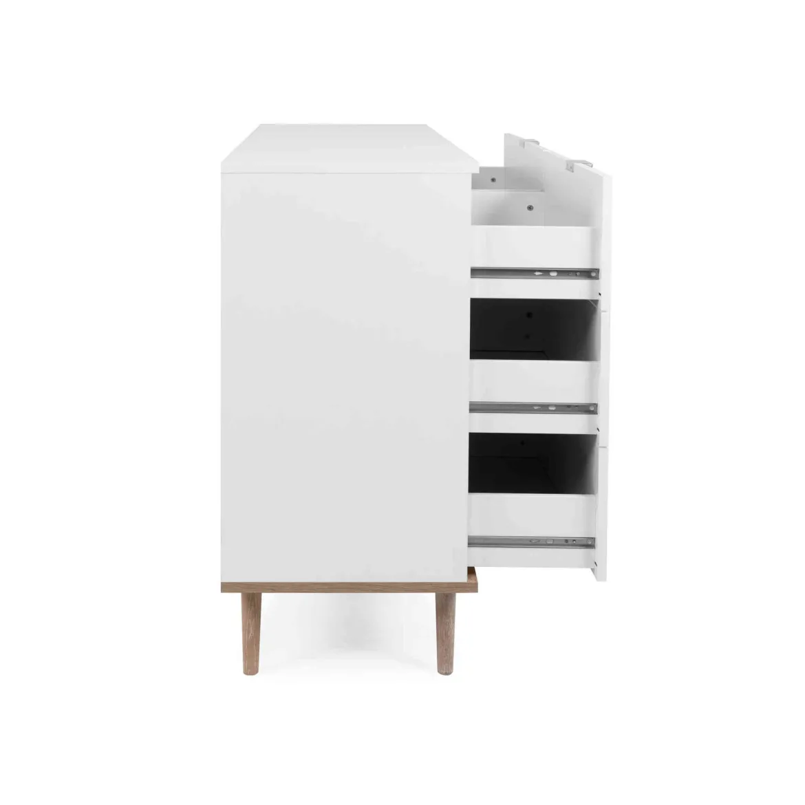 Commode 6 tiroirs blanc - CO7781-2