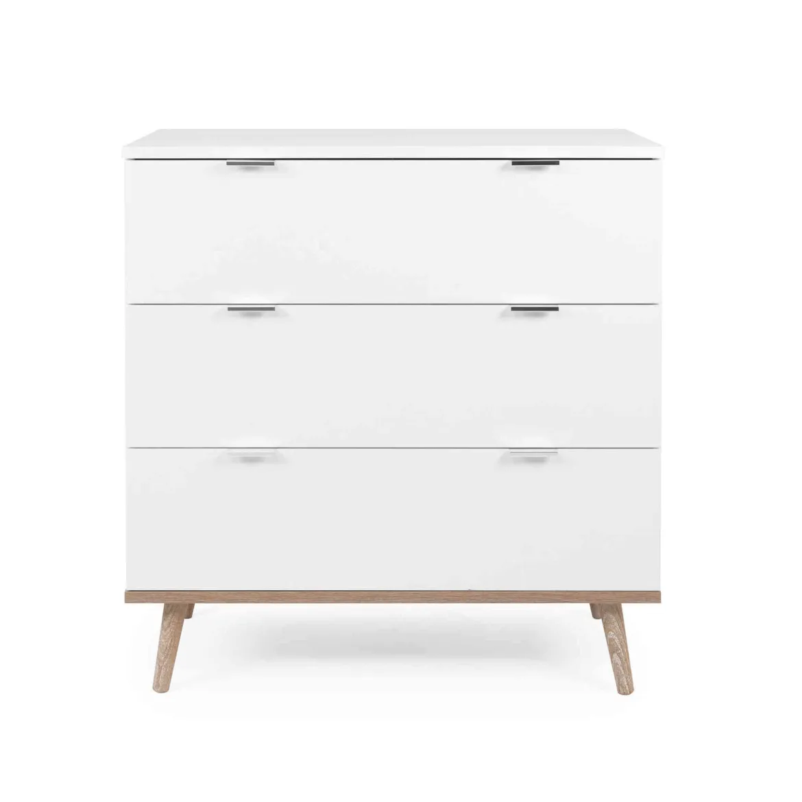 Commode 3 tiroirs blanc - CO7781-1