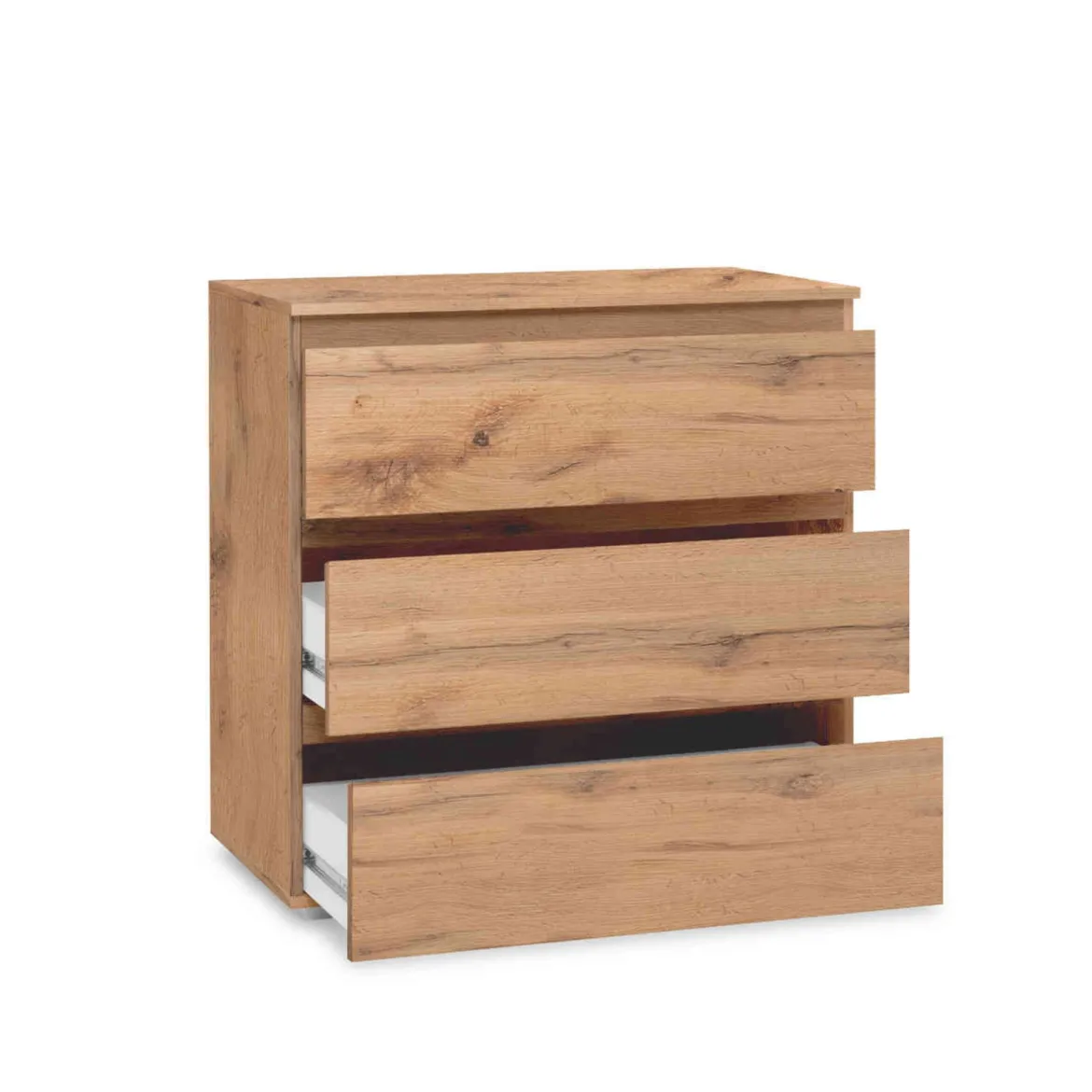Commode 3 tiroirs en bois - CO7017