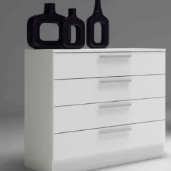 Commode 4 tiroirs en bois - CO9004