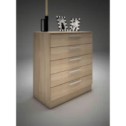 Commode 5 tiroirs en bois - CO9022