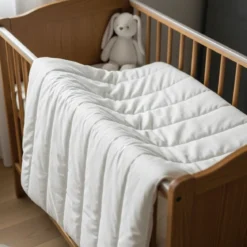 Couette bébé tempérée anti-acariens et anti-bactériens 80x120