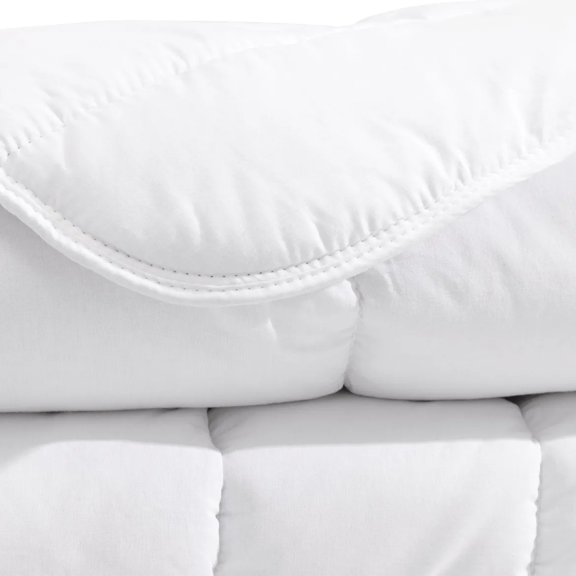 Couette mi-saison éco naturelle enveloppe coton bio 350g Someo
