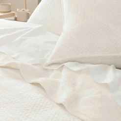 Couvre-lit velours relief/sherpa Mylene