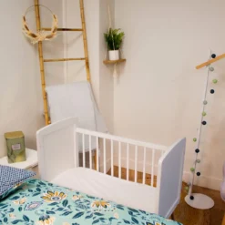 Drap housse bébé cododo percale bonnet 10 cm 50x85