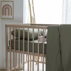 Drap housse bébé coton lavé - SOMEO