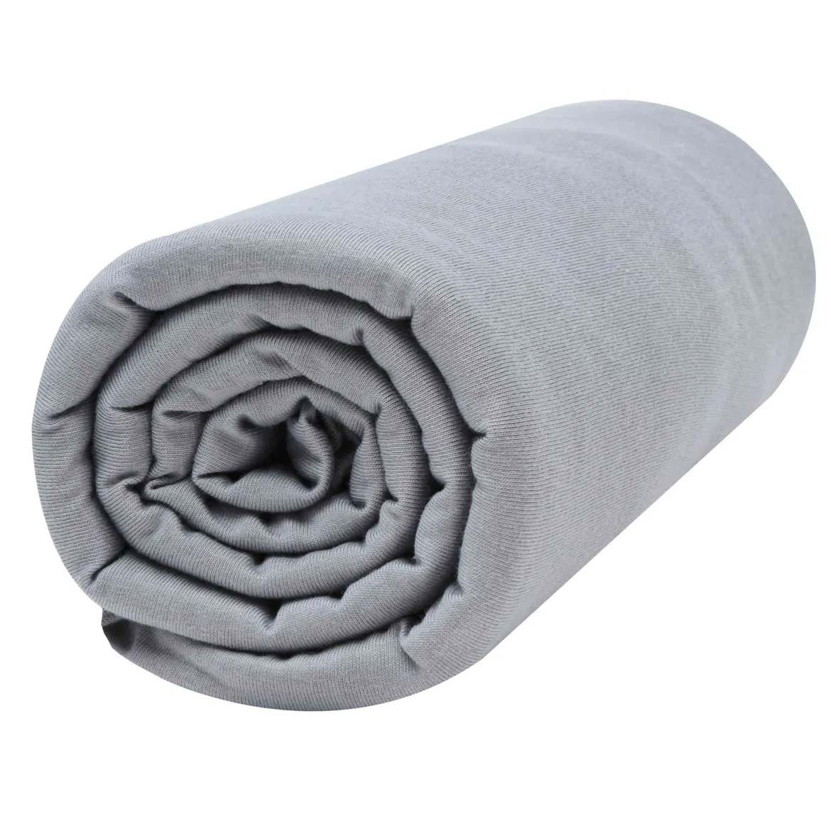 Drap housse bébé jersey bio anthracite