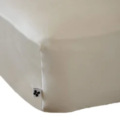 Drap housse bonnet 30 cm en bambou uni