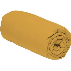 Drap housse coton jaune Terre de Nuit Margot