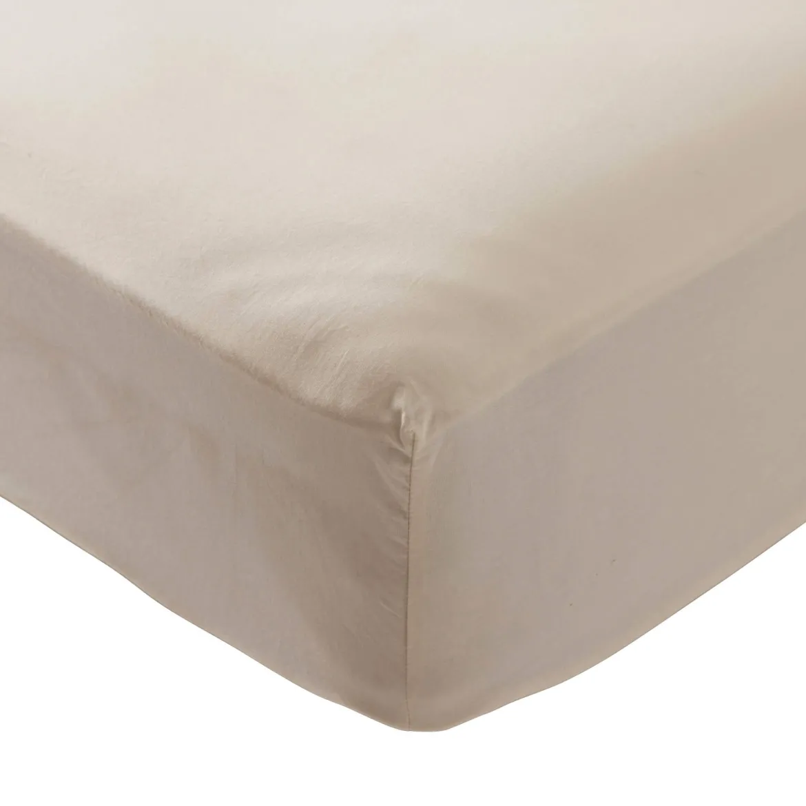 Drap housse coton lavé bonnet 40 cm - SOMEO