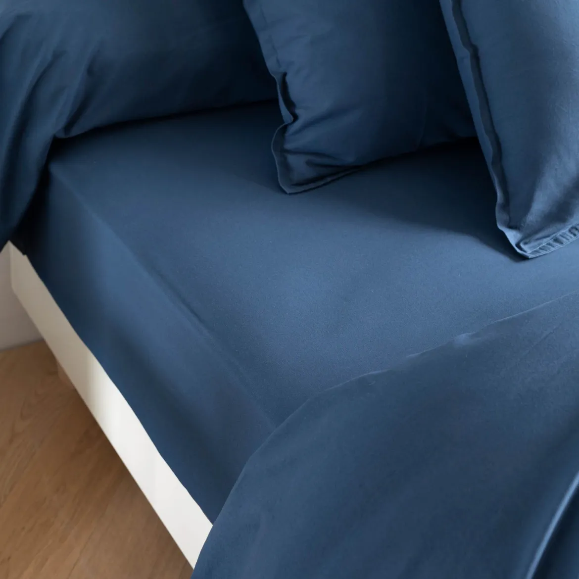 Drap housse coton lavé bonnet 40 cm - SOMEO