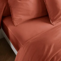 Drap housse coton lavé bonnet 40 cm - SOMEO