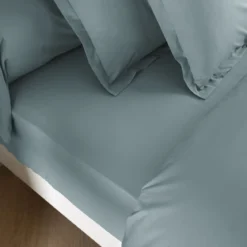 Drap housse coton percale bonnet 30 cm - SOMEO