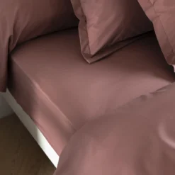 Drap housse coton percale bonnet 30 cm - SOMEO