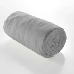 Drap housse double gaze de coton Douceur d'Intérieur Angelia