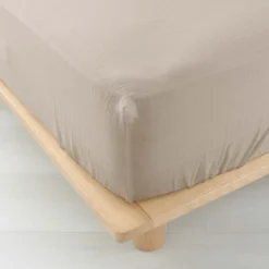 Drap housse double gaze de coton Douceur d'Intérieur Angelia