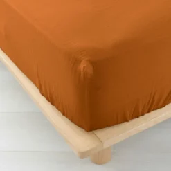 Drap housse double gaze de coton Douceur d'Intérieur Angelia