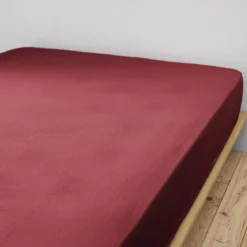 Drap housse double gaze de coton