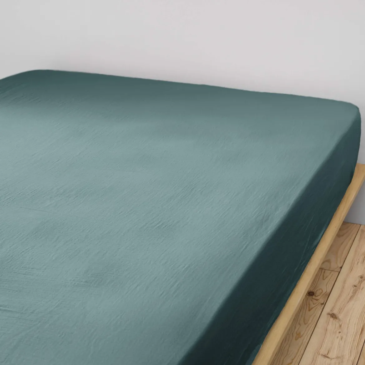 Drap housse double gaze de coton