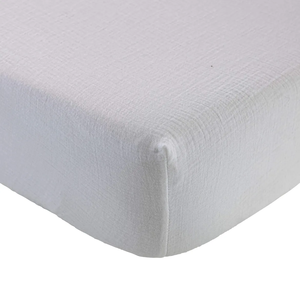 Drap housse gaze de coton Terre de Nuit NOA