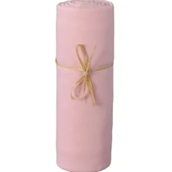 Drap housse jersey bio 70x140 cm - Rose Bonbon