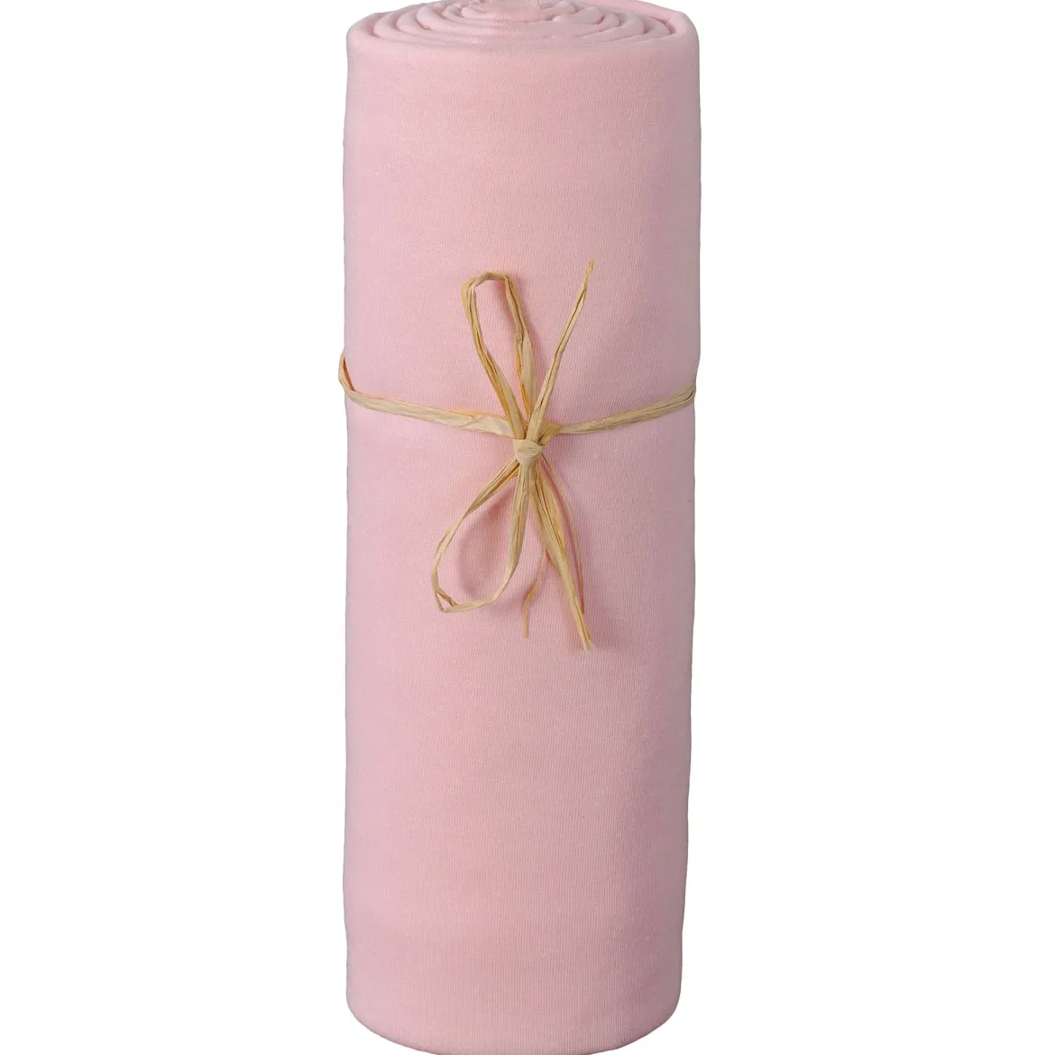 Drap housse jersey bio 70x140 cm - Rose Bonbon